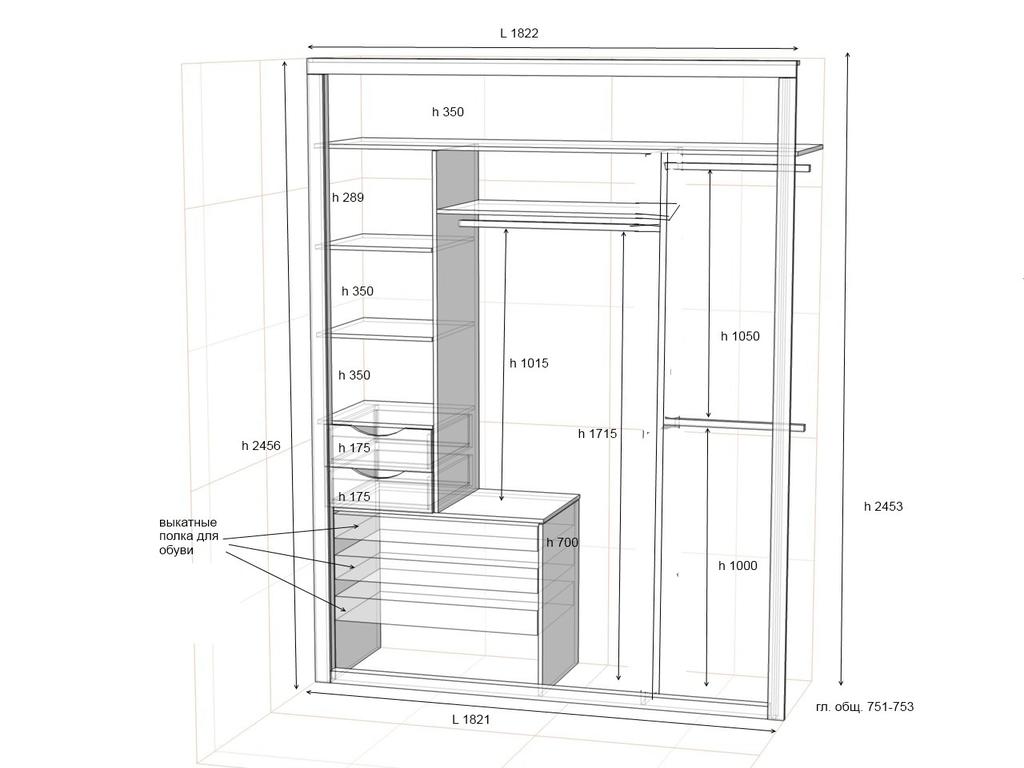 Дизайн-проект шкафа-купе