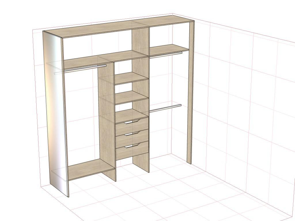 Дизайн-проект шкафа-купе №1